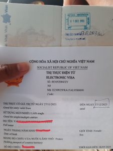 e-visa pour le Vietnam