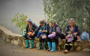 ethnie Hmong à la montagne du Nord du Vietnam