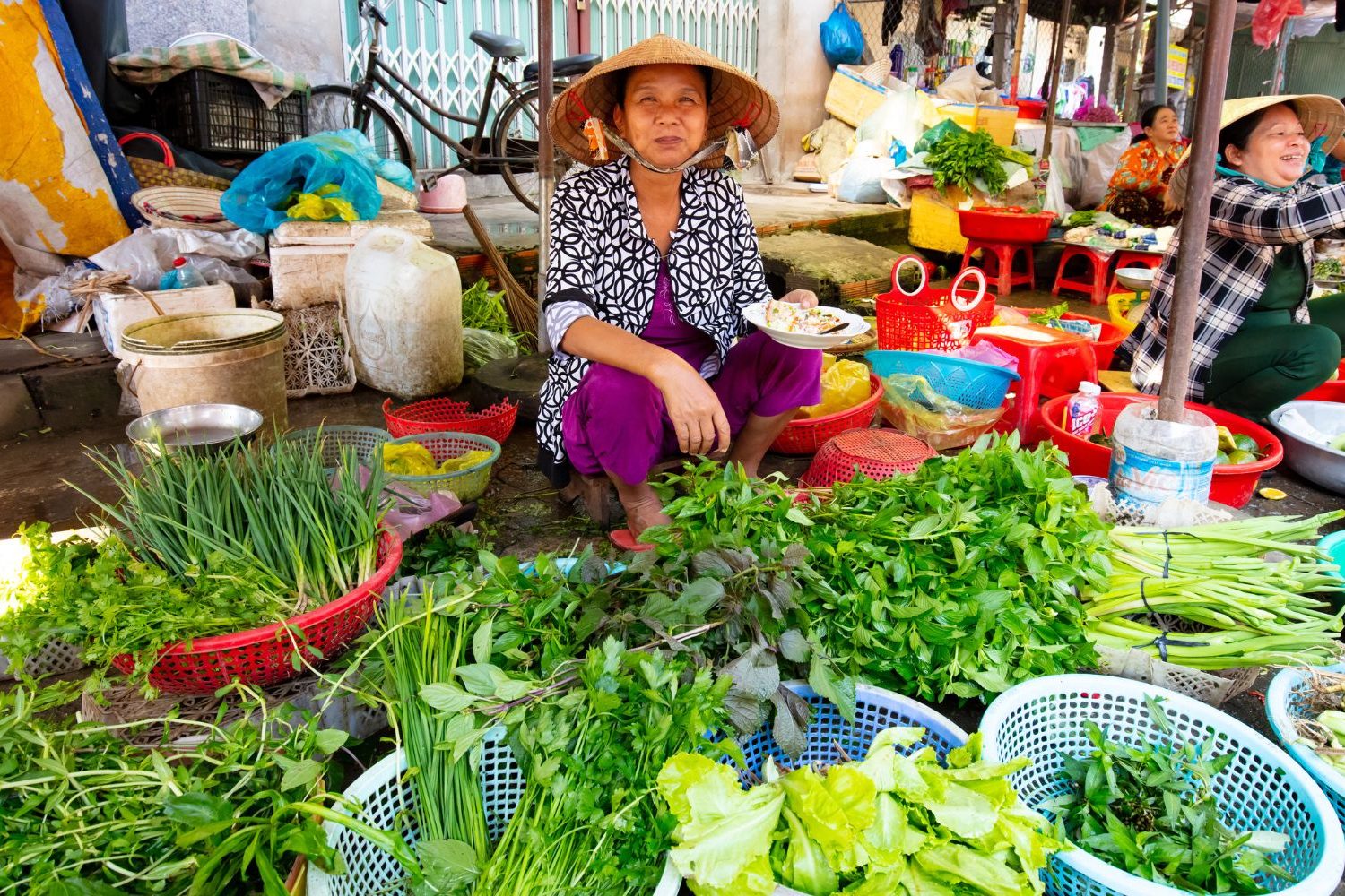 marché local au Vietnam