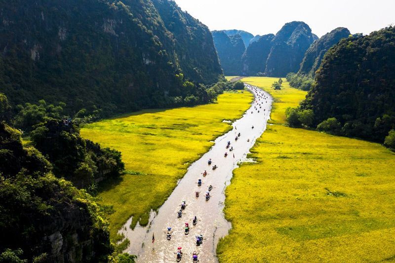 ¿Qué hacer en Ninh Binh? Ninh Binh es un hermoso destino en el norte de Vietnam (Fuente: Vnexpress)
