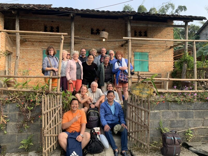 voyage en groupe d'amis
