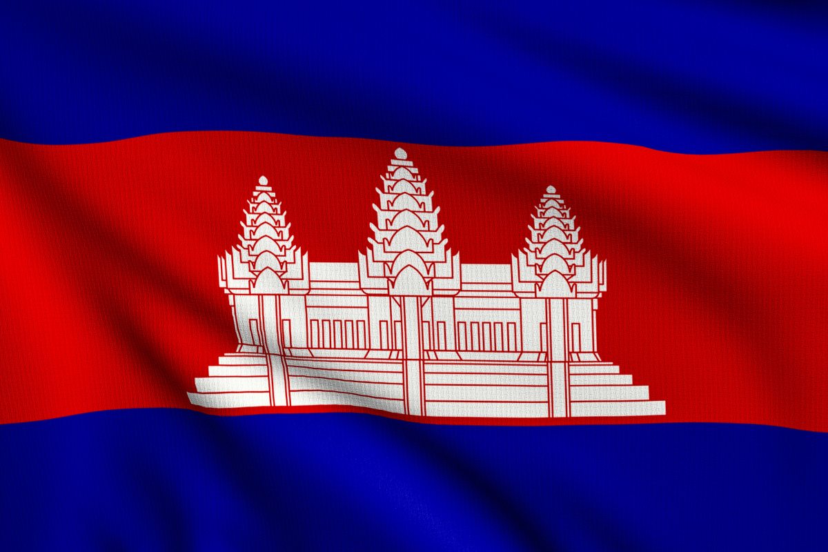 Le drapeau du Cambodge