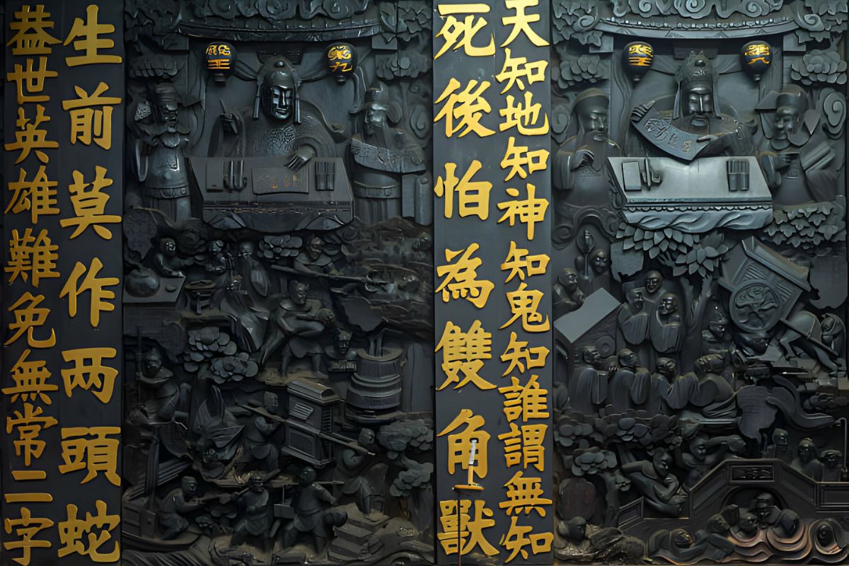 Relief dans la pagode de l'Empereur de Jade (Source _ Istock)