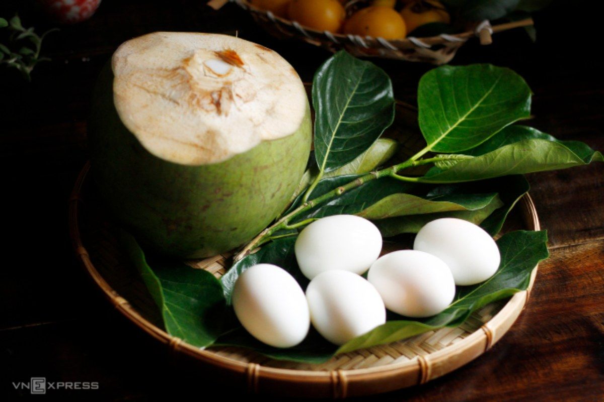 El jugo de coco realza el delicioso sabor del cerdo acaramelado (Fuente: vnexpress)