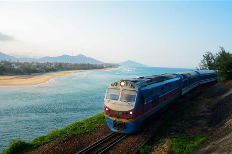 train couchette en marche au Vietnam