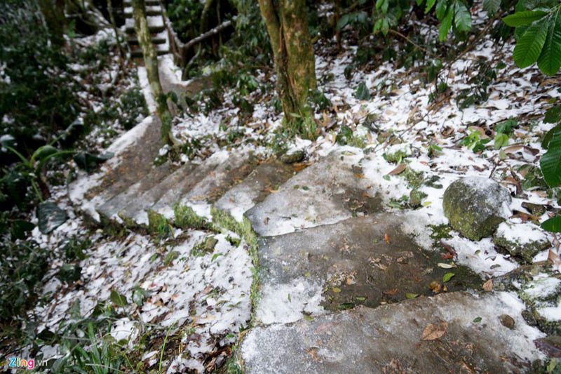 La neige fait son apparition au Ba Vi - Hanoï