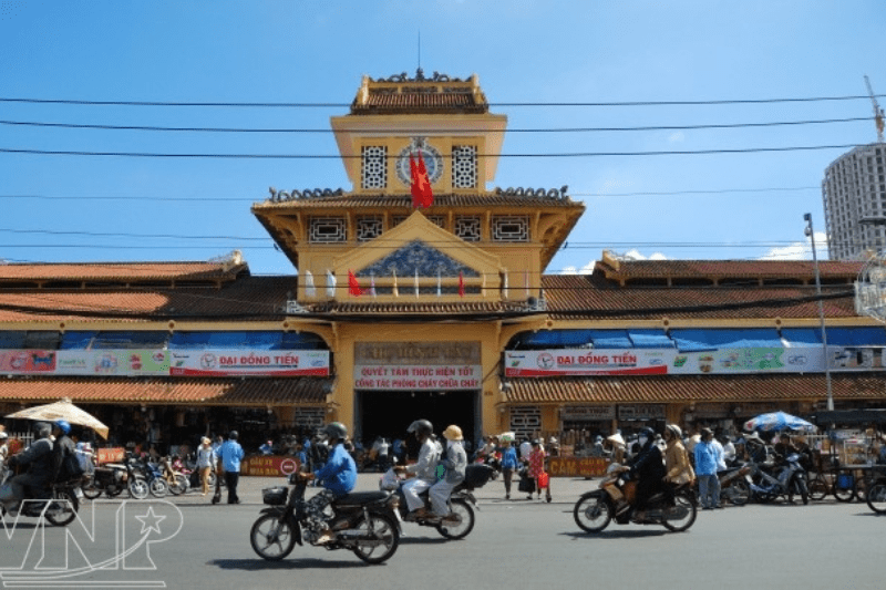 Marché à Saigon : Marché de Binh tay