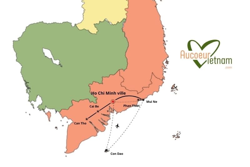 Voyage au vietnam sur mesure - circuit bref 7 jours au Sud