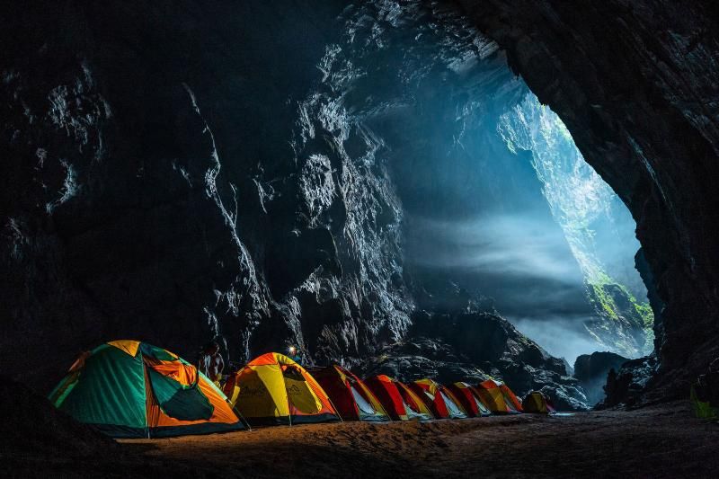 Campamento en el sumidero 1, Son Doong