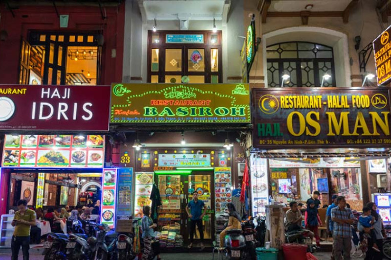 Restaurant halal accessible à Saigon