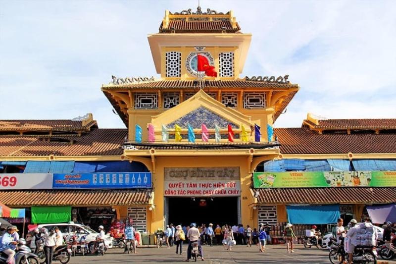 el mercado binh tay, saigon