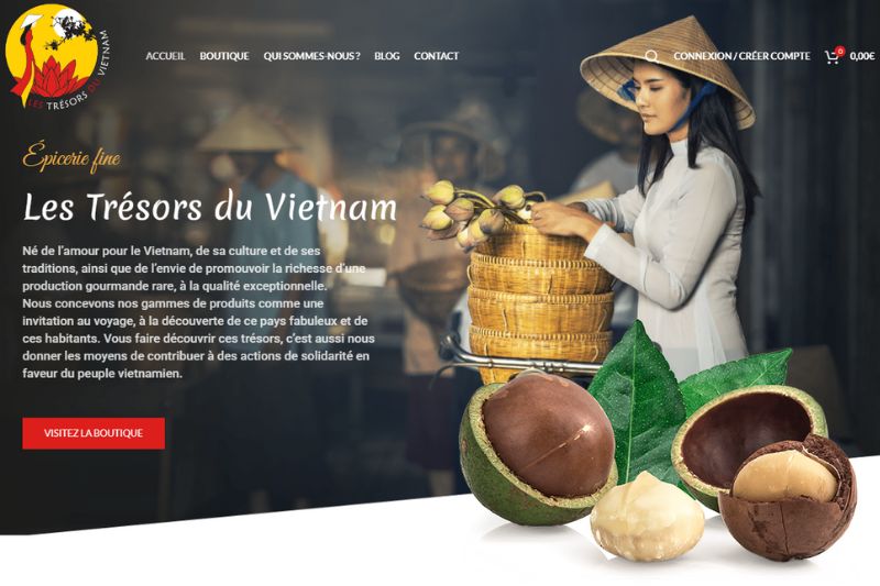 Site internet les trésors du Vietnam