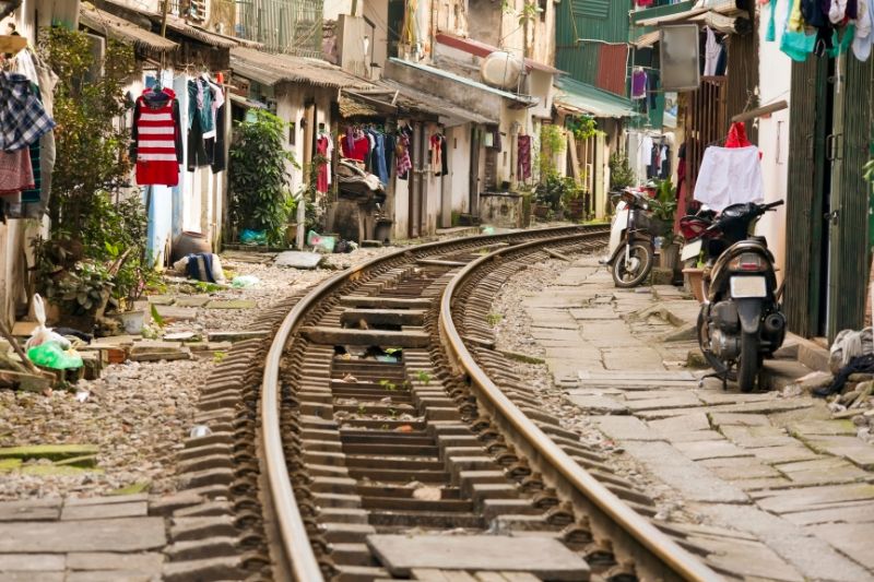la vie locale sur le rail vietnamien