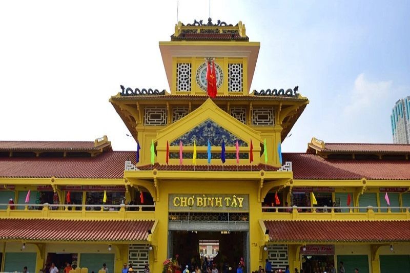 El mercado de Cholon en la ciudad de Ho Chi Minh