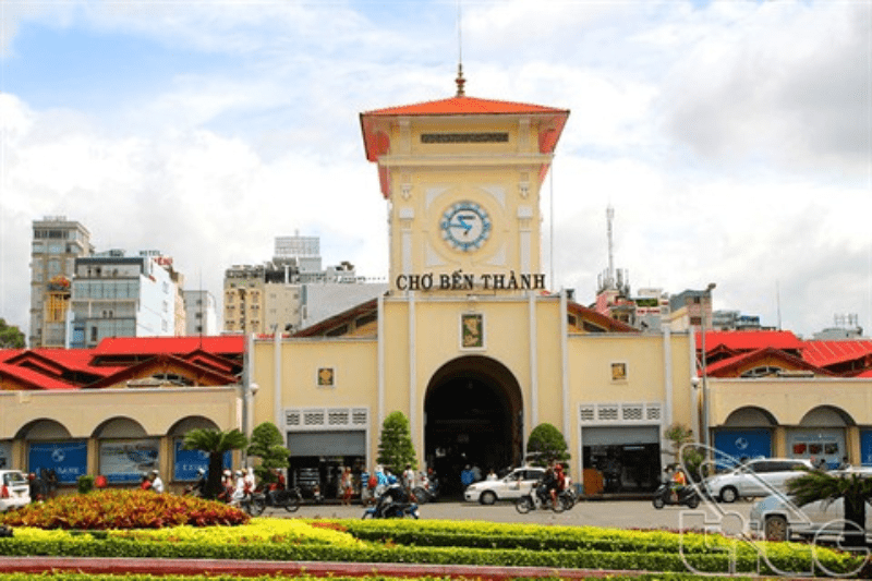 mercado de Ben Thanh - es uno mercado de Saigon - Fuente: Le Courrier de Vietnam