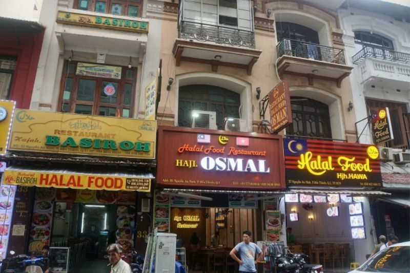 restaurant für halal-essen in ho chi minh, vietnam