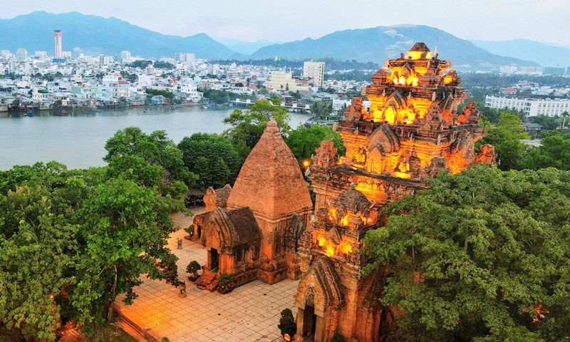 Les tours de Po Nagar situé à Nha Trang, vestige du royaume Champa