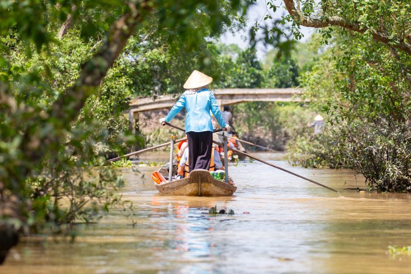 ao ba ba Delta del Mekong