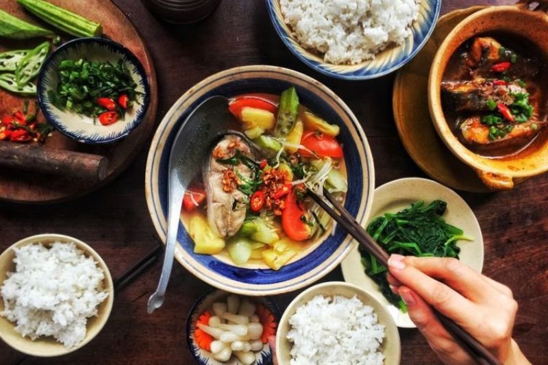 baguettes - repas vietnamien