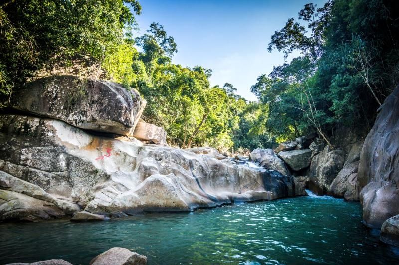 Cascada de ba ho en nha trang, vietnam central (Fuente: 123tadi)