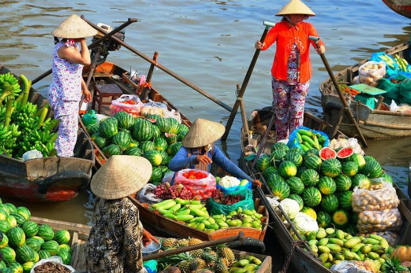 Fuente: Asia King Travel, Mercados Flotantes Vietnam