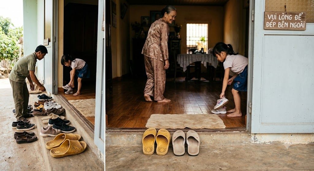retirer ses chaussures 