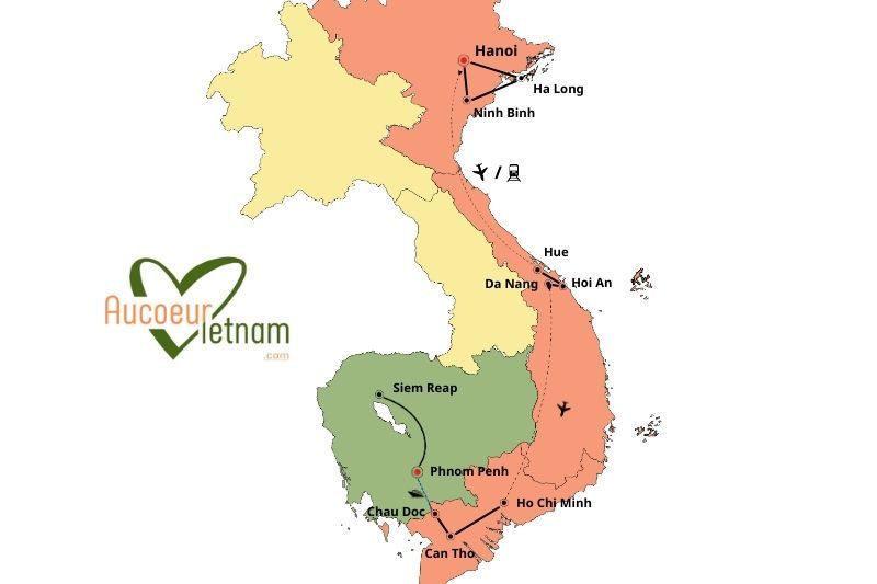 Circuit combiné avec le cambodge