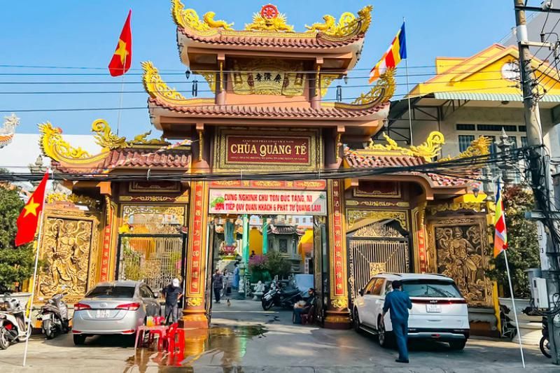 la pagoda quang te, en long xuyen (Fuente: Phat giao An Giang)