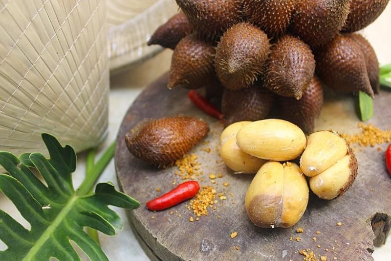 El salak es una de las frutas exóticas más destacadas de Vietnam (Fuente: Bach hoa xanh)