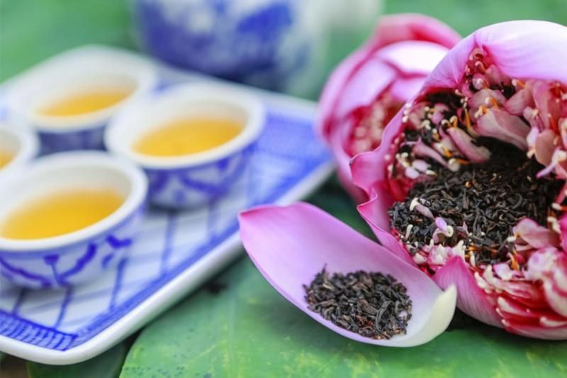 le thé au lotus - spécilité au vietnam (1)
