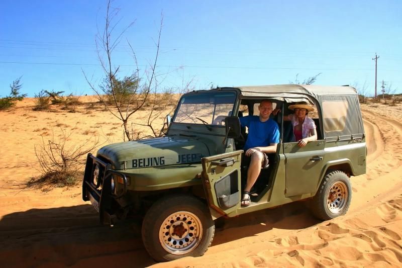 disfruta del paisaje en la playa de Mui Ne con el tour en jeep (Fuente: hotel The thao playa de Mui Ne)