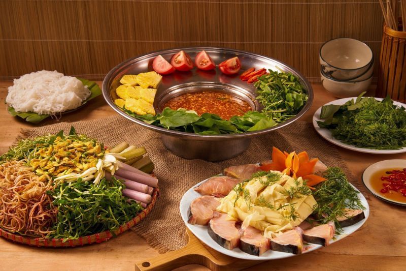 Fondue vietnamita. Fuente de la foto: nha hang phuong nam