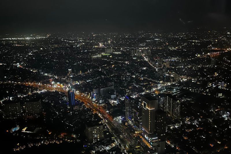 Landmark 81 Saigon en la noche