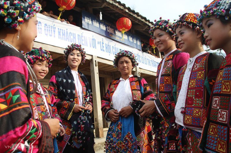 Los lolos florecientes en Ha Giang
