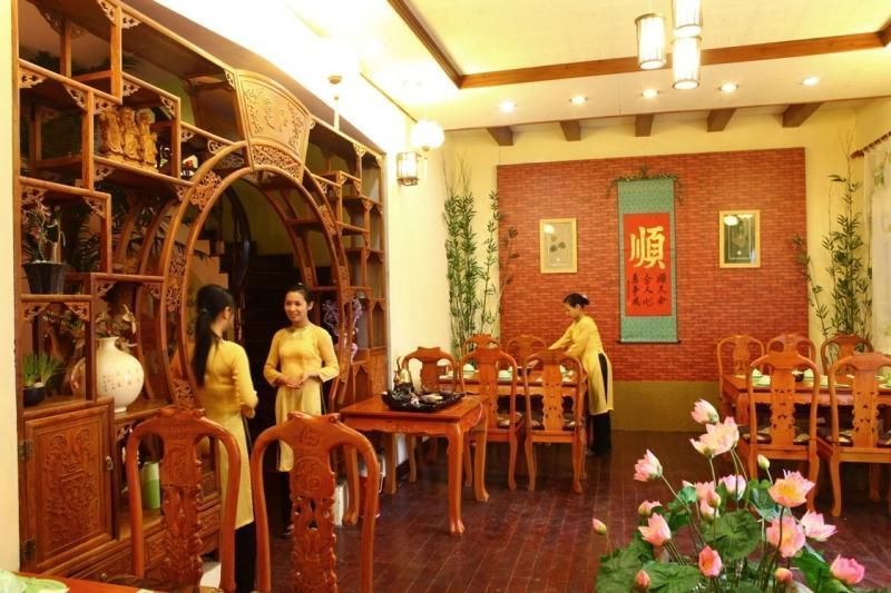 restaurante vegetariano en la ciudad de ho chi minh.