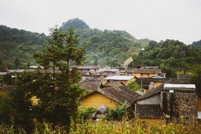 Un pueblo de lolos negros en Bao Lac