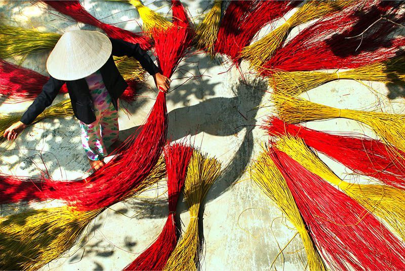 Explorando el pueblo artesania vietnam