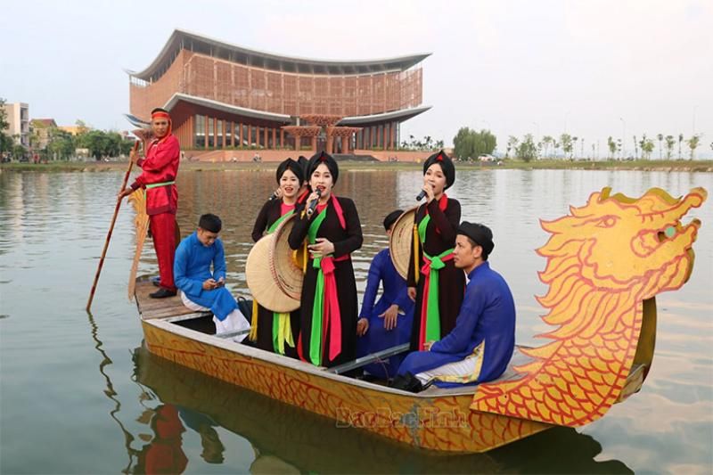 le chant quan ho bac ninh sur le rivière (1)