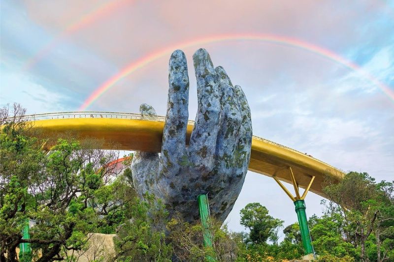 El sublime panorama del Puente Dorado. Fuente: baoninhbinh