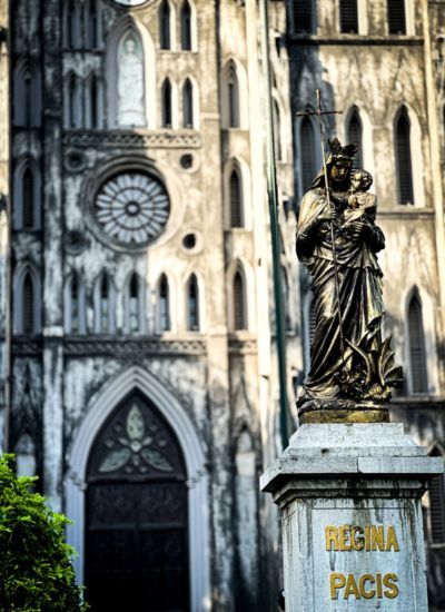 statue de la vierge marie (photo prise par nhât duy)