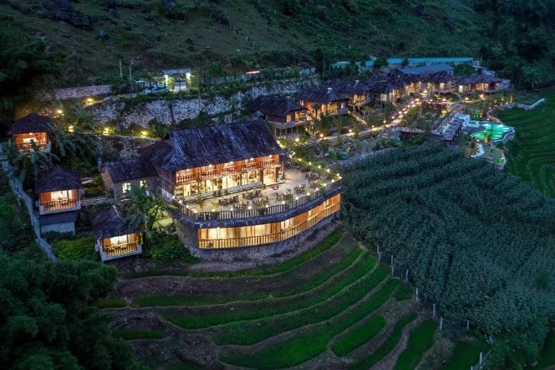 Topas ecolodge sapa (Fuente: Agoda). (uno de los hoteles en SaPa)