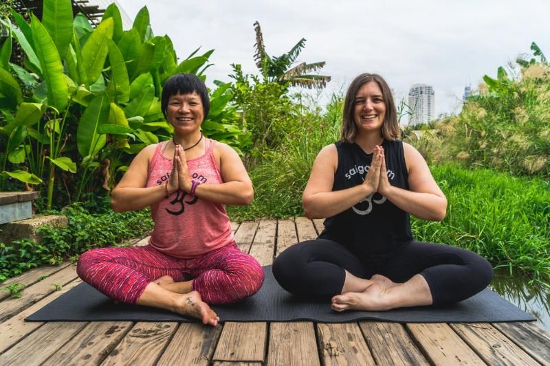 clase de yoga vietnamita (Source: saigonnom.com)