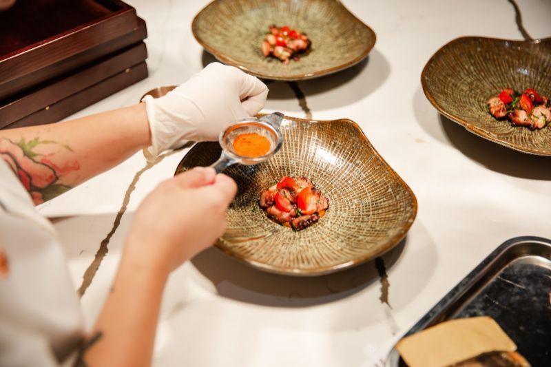 Menú degustación para los clientes del restaurante gia (Fuente: Gia Hanoi)