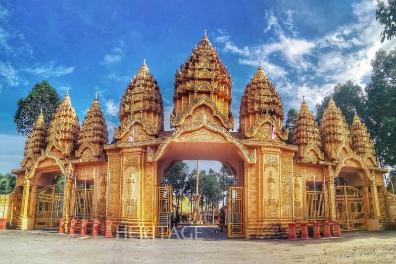 pagode vam ray - une des plus belles pagodes du Vietnam