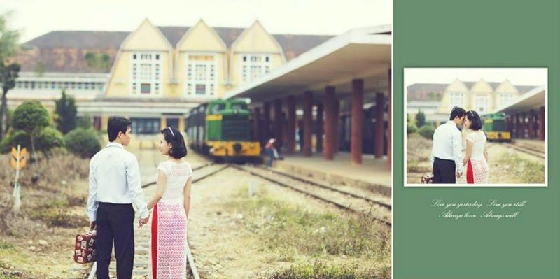 Voyage de noces au Vietnam - séance photo de mariage à dalat vietnam