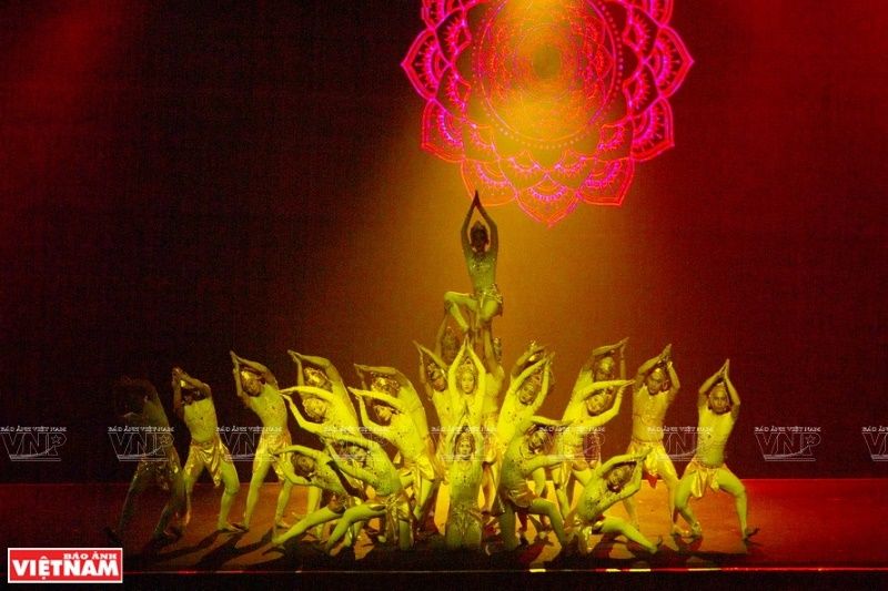 Danza adorando al Señor Shiva. Foto: Dang Kim Phuong/VNP