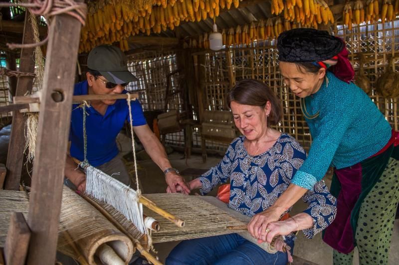 Vive la experiencia de tejer lino con los lugareños en Ha Giang (fuente: Vnexpress)