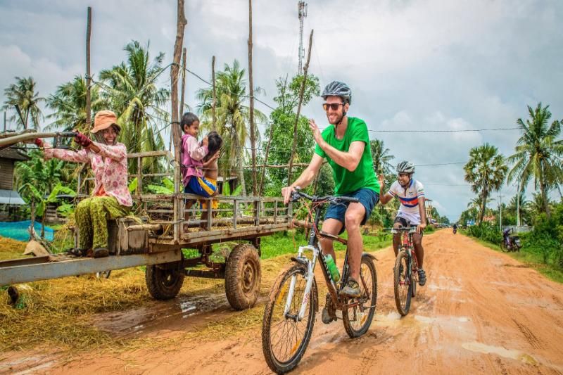 choses à faire au cambodge - explorer la campagne à vélo