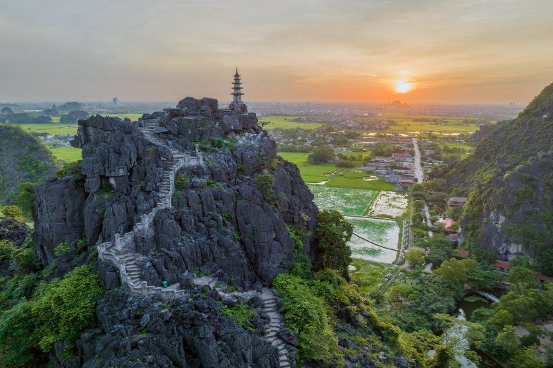 Hang mua (ninh binh) ofrece magníficas vistas (fuente: Bamboo airways)