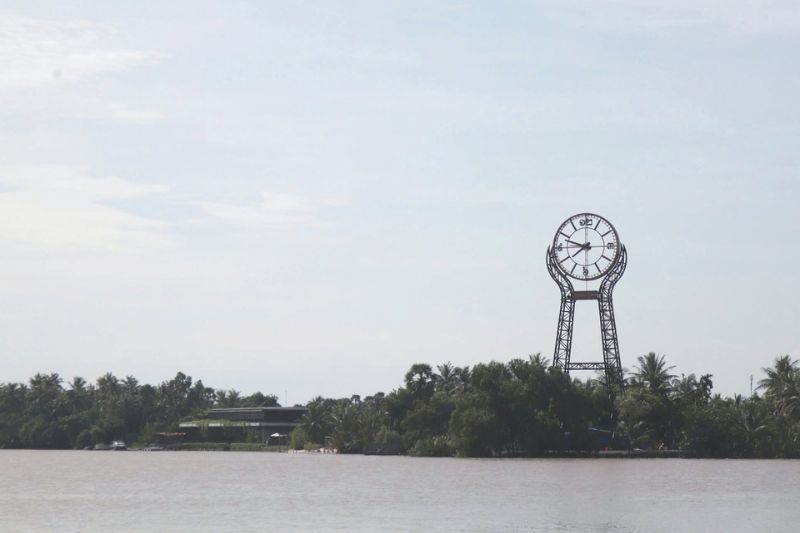 horloge de kampot. Source : vnexpress